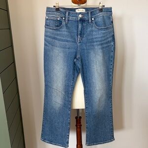 Madewell mid-rise kick out jeans in Blue